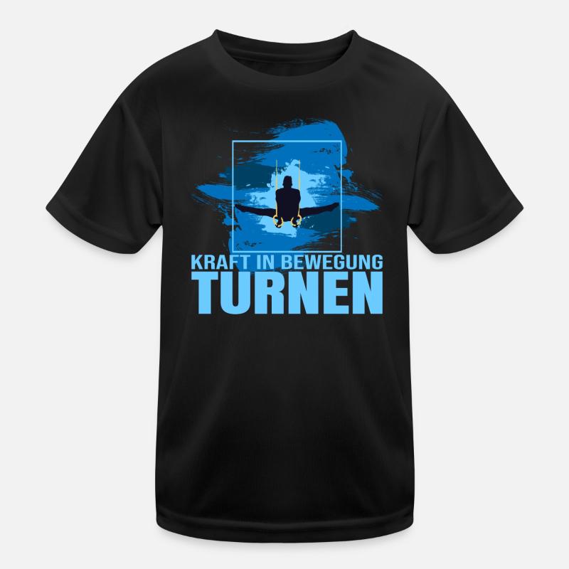 Kraft in Bewegung - Turnen Kinder Funktions-T-Shirt