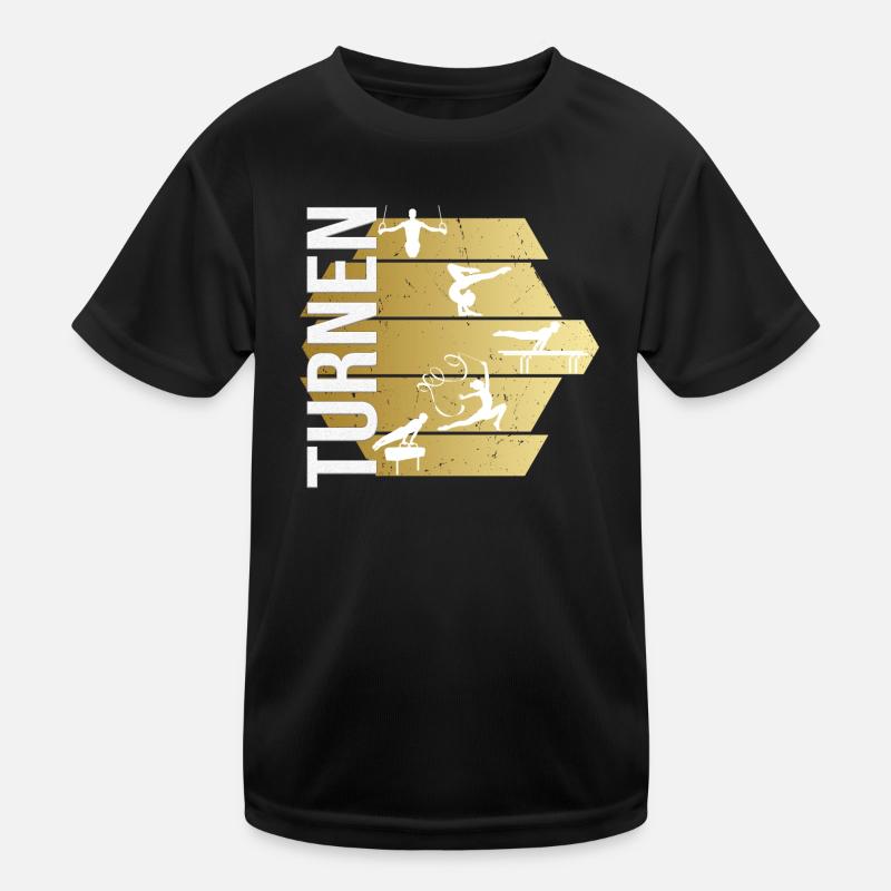 Turnen Kinder Funktions-T-Shirt