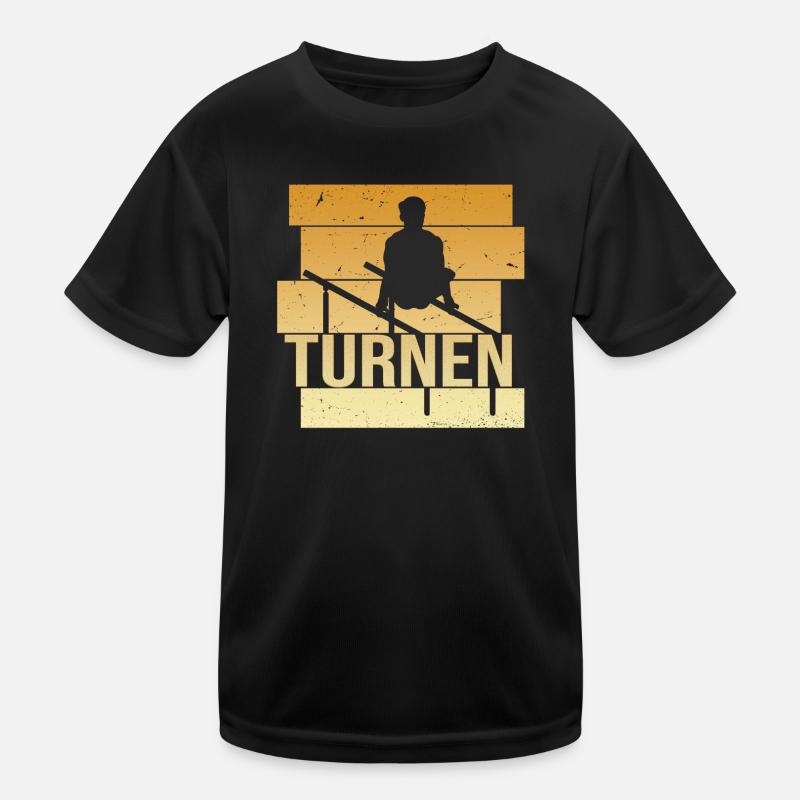 Turnen Kinder Funktions-T-Shirt