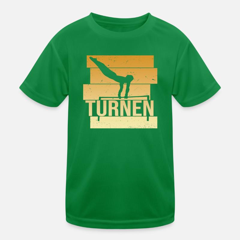 Turnen Kinder Funktions-T-Shirt