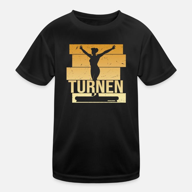 Turnen Kinder Funktions-T-Shirt