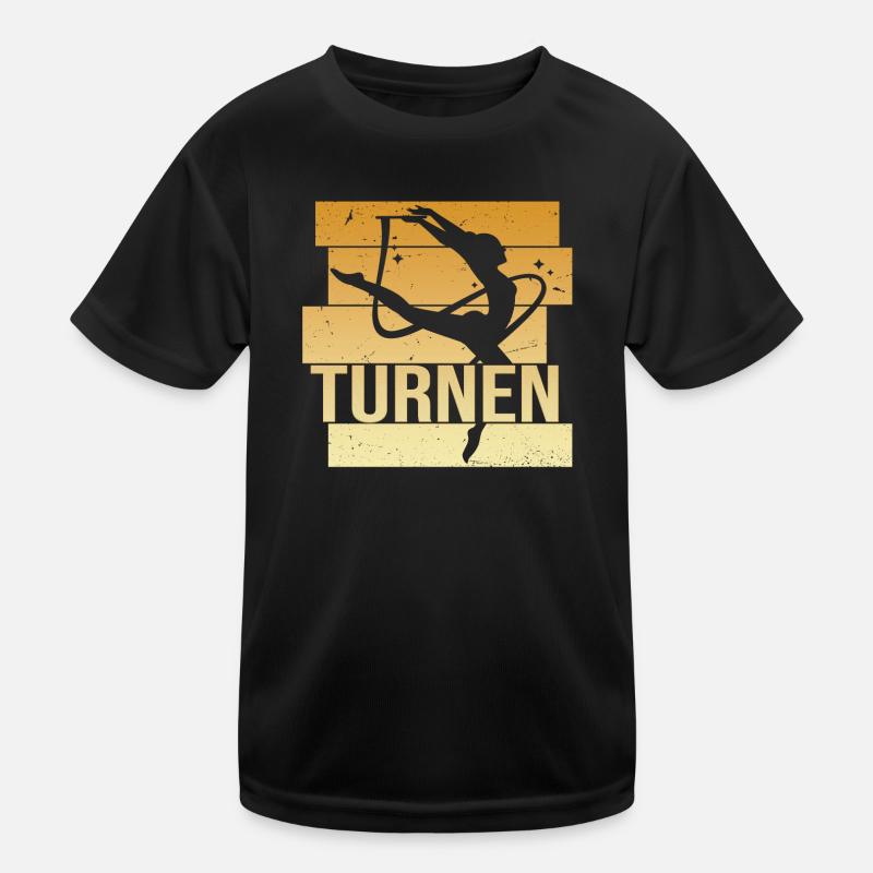 Turnen Kinder Funktions-T-Shirt