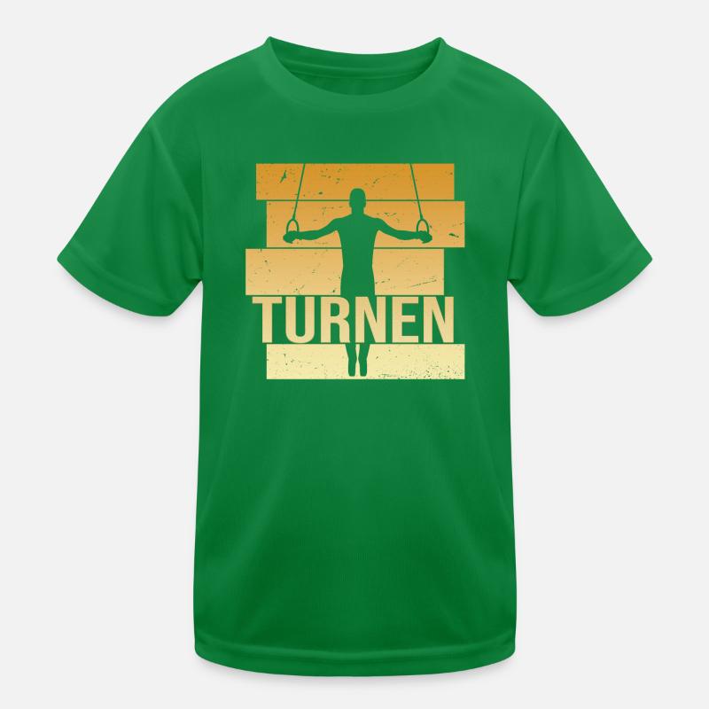 Turnen Kinder Funktions-T-Shirt