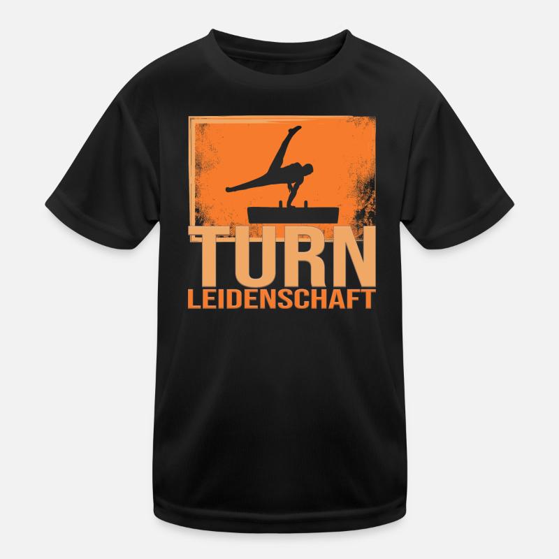 Turn Leidenschaft Kinder Funktions-T-Shirt