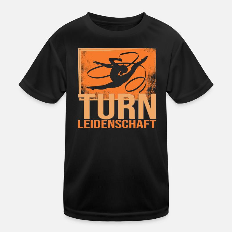 Turn Leidenschaft Kinder Funktions-T-Shirt