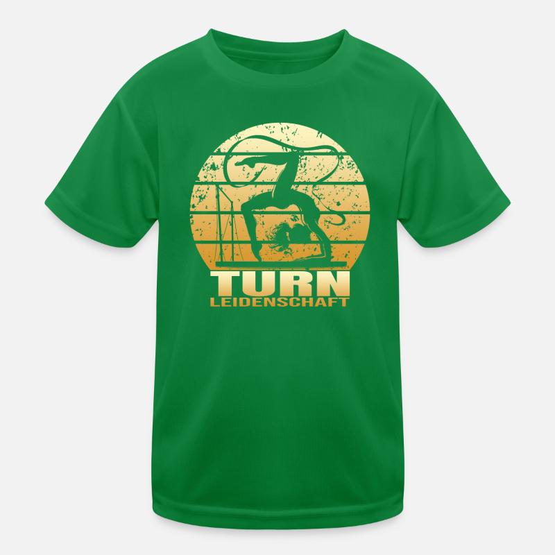 Turn Leidenschaft Kinder Funktions-T-Shirt