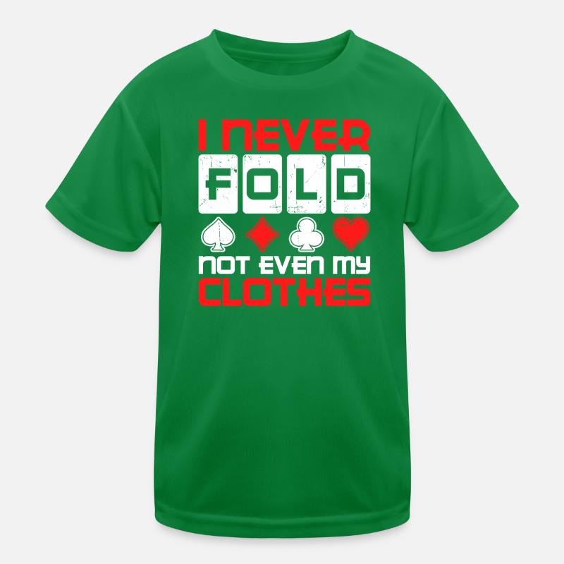 Gewinnen Casino Profispieler Statement Poker Kinder Funktions-T-Shirt