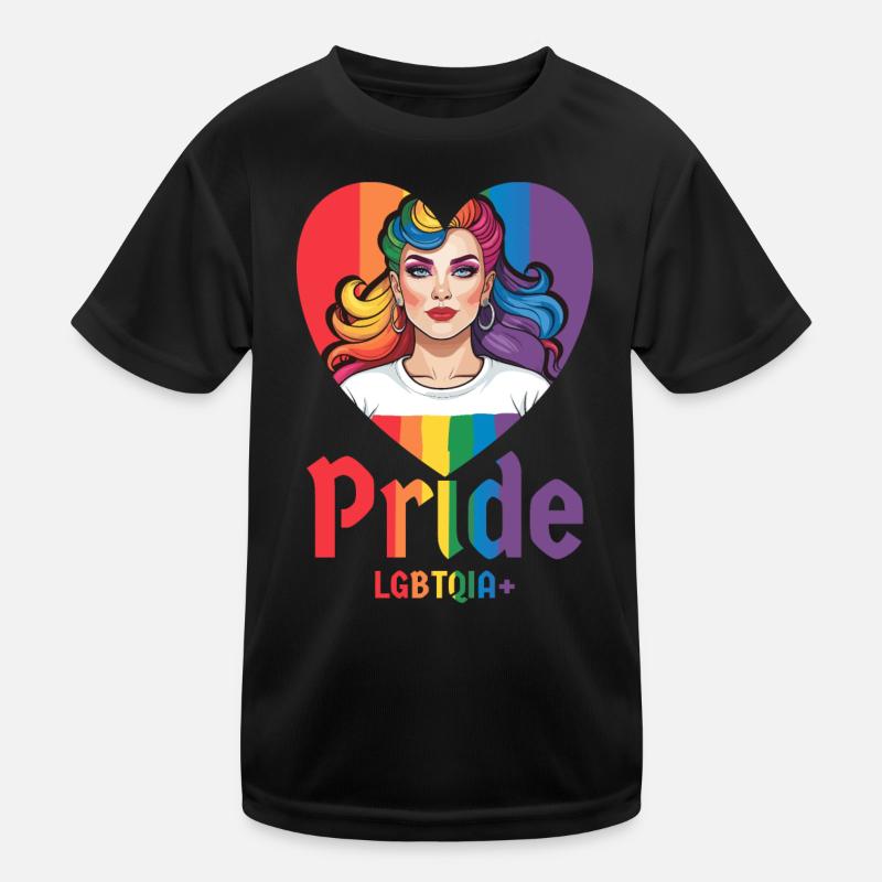 Fierté LGBT T-shirt sport Enfant