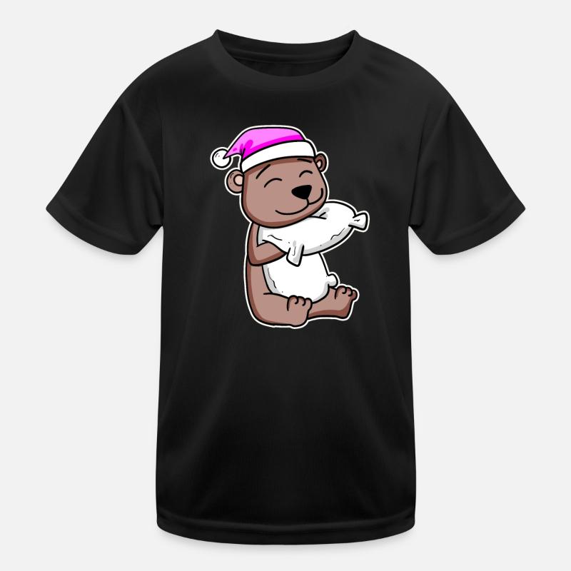 Bear tired sleep in Kids Functional T-Shirt