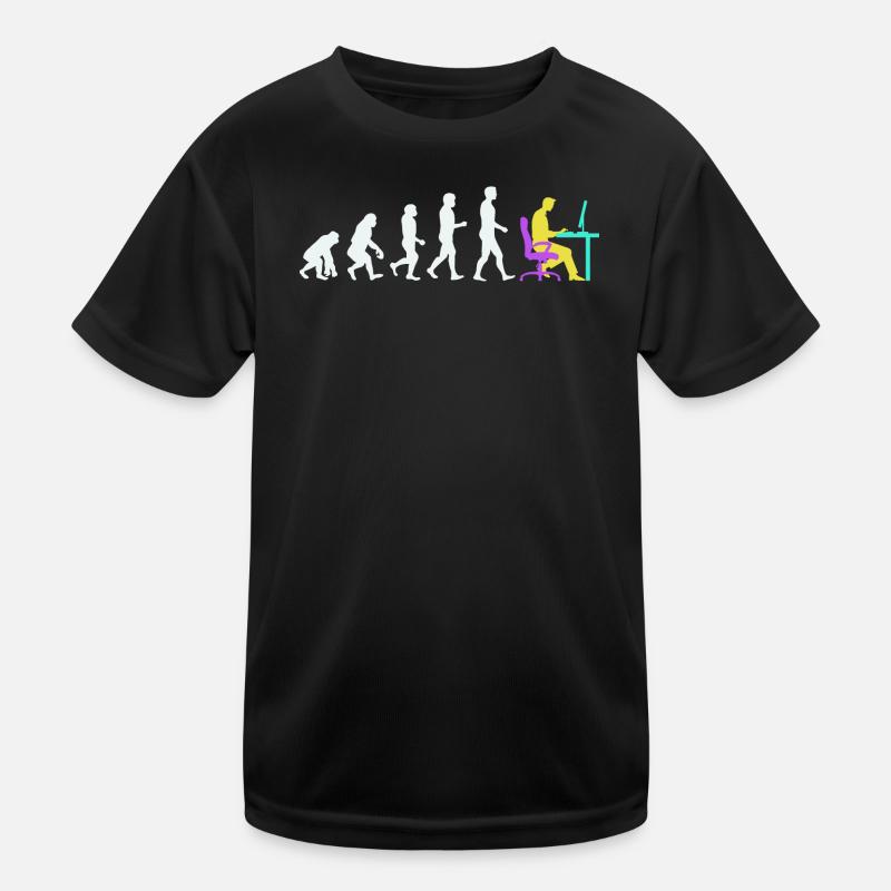 Developer Evolution Computergeek Open Source Kids Functional T-Shirt