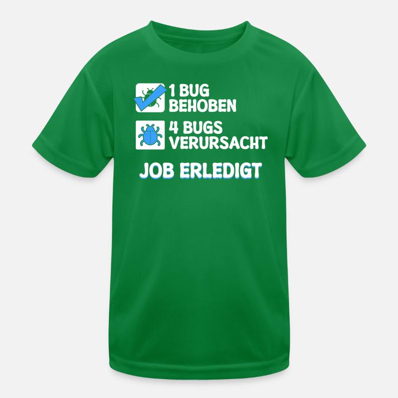 Développeur Coden skripting bugs debug correction de bugs T-shirt sport Enfant