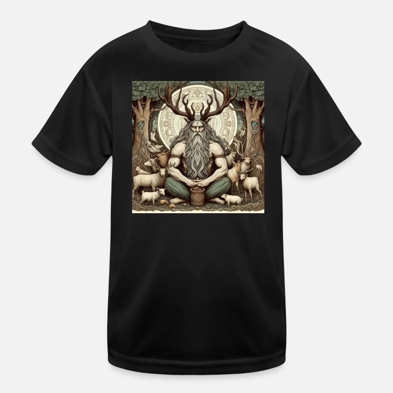 Cernunnos, dieu celte T-shirt sport Enfant