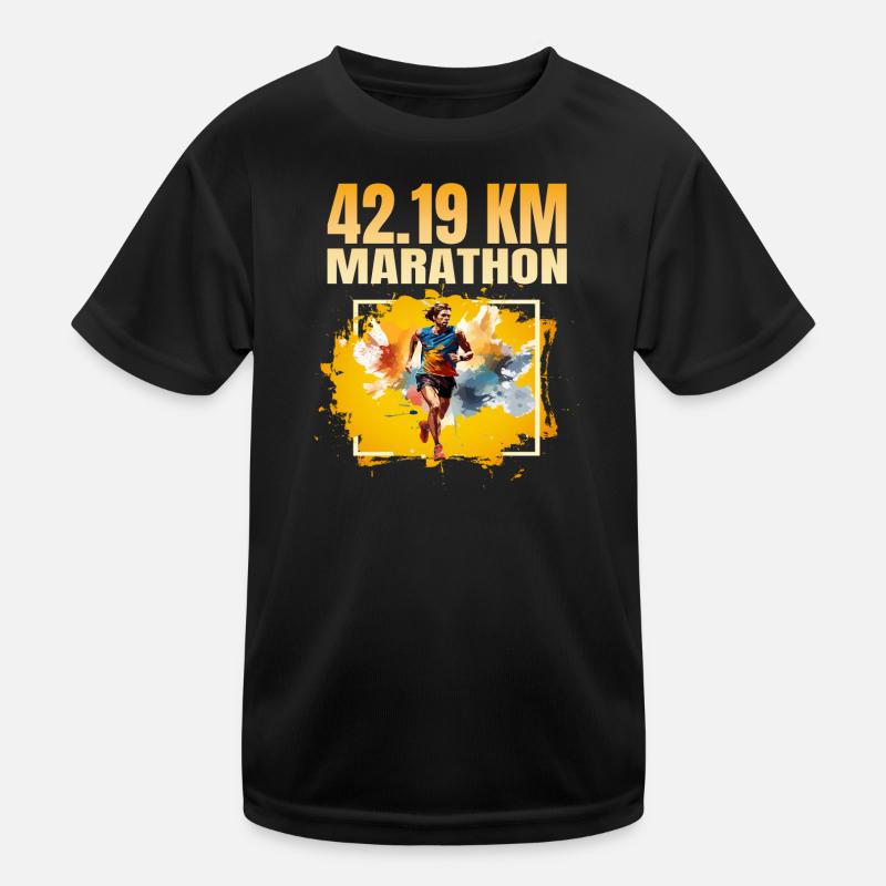 42 19 KM Marathon Kinder Funktions-T-Shirt