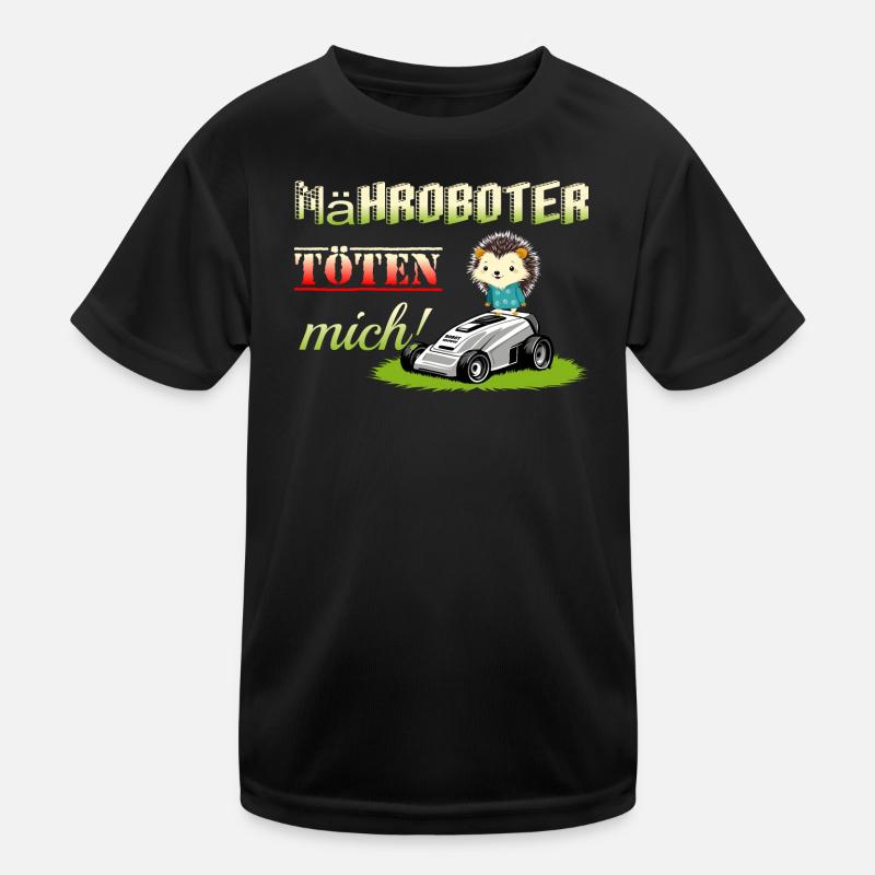 Mähroboter Töten Igel Kinder Funktions-T-Shirt