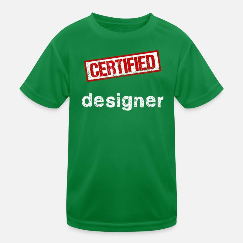 Designer Kinder Funktions-T-Shirt