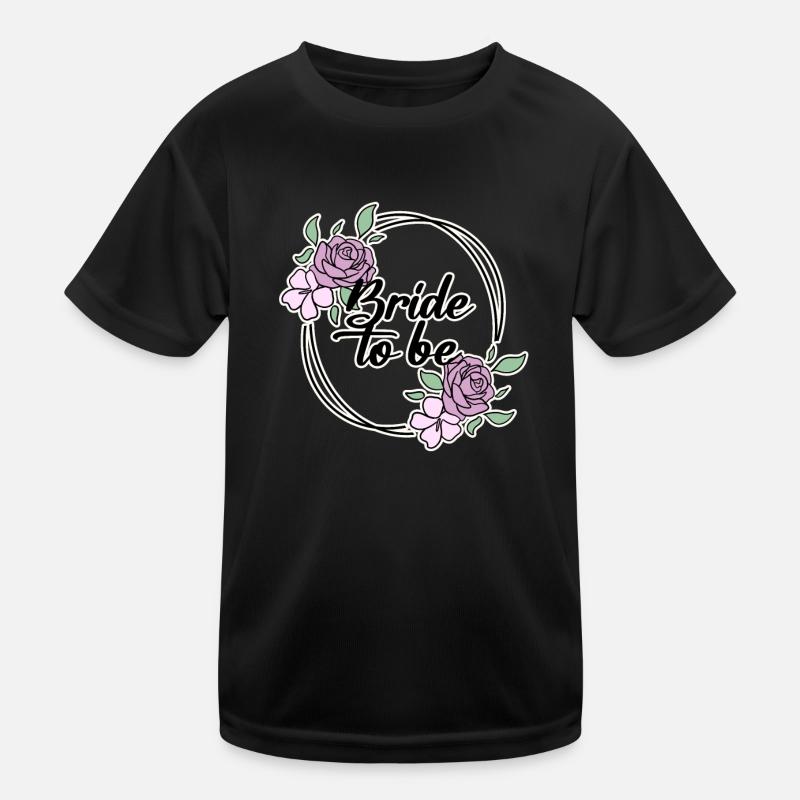 Braut Brautkleid Kinder Funktions-T-Shirt