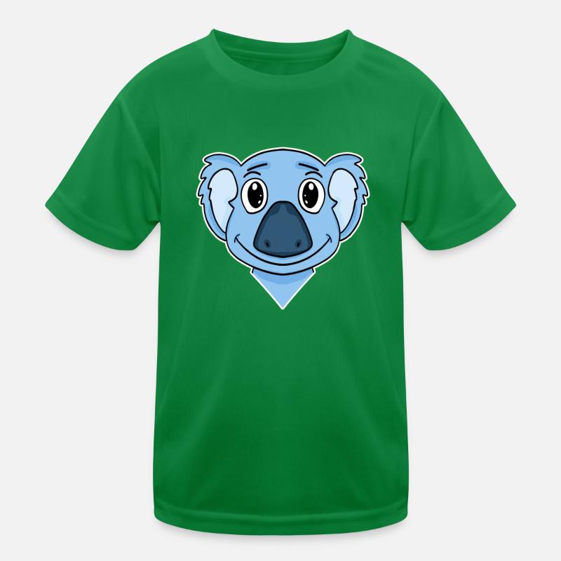 Koala Bär Kopf Kinder Funktions-T-Shirt