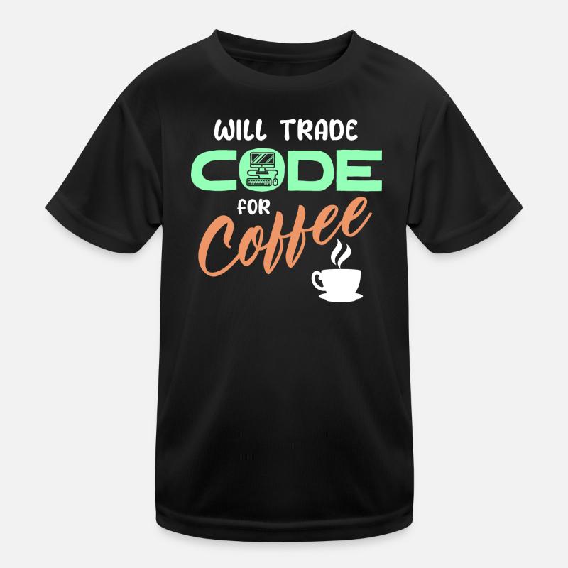 Programmeur, Développeur, Instruction de code, Ordinateur T-shirt sport Enfant