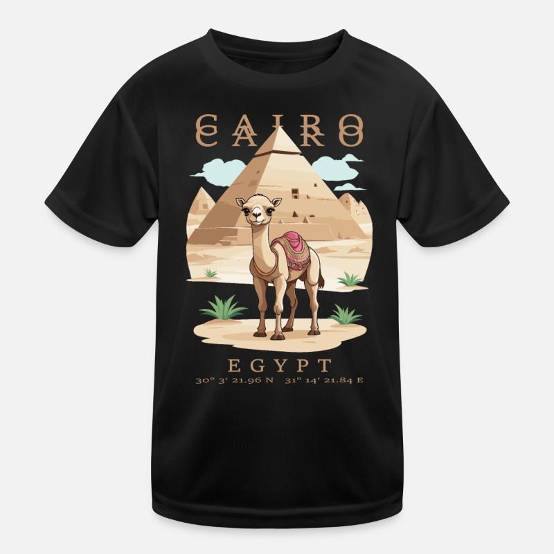 Cairo Egypt Kids Functional T-Shirt