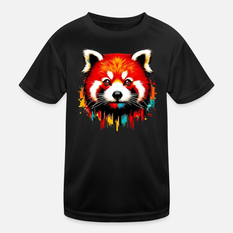 Red panda Kids Functional T-Shirt
