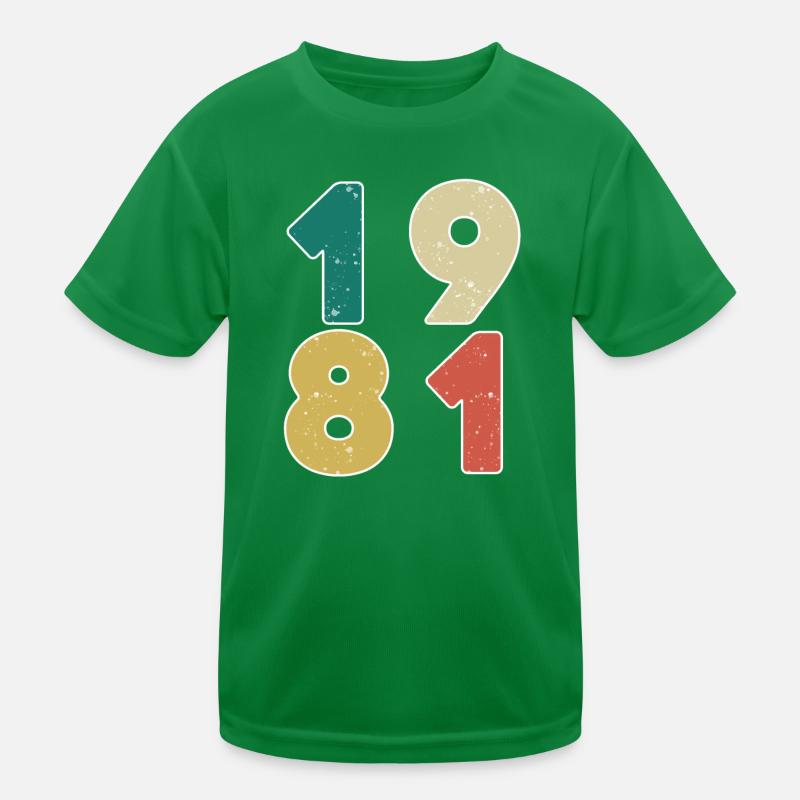 1981 - Année 1981 - Année 1981 T-shirt sport Enfant