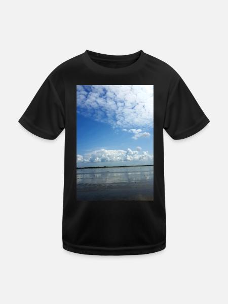 JensJensen - Kinder Funktions-T-Shirt - Schwarz