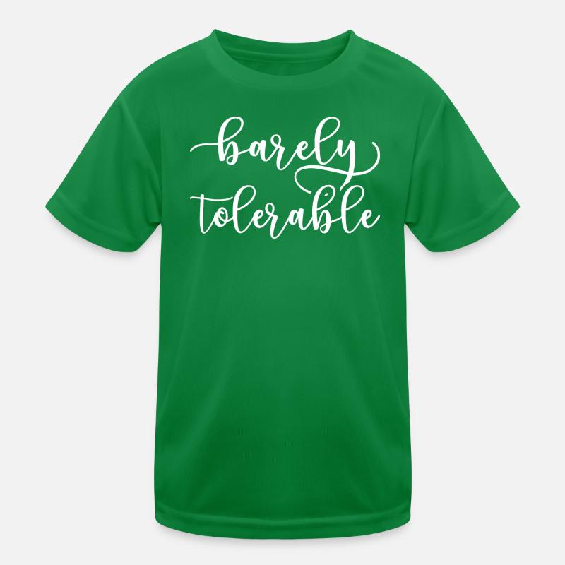 Pride And Prejudice - Barely Tolerable I Kids Functional T-Shirt