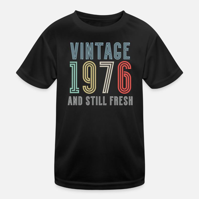 Vintage 1976 Kinder Funktions-T-Shirt
