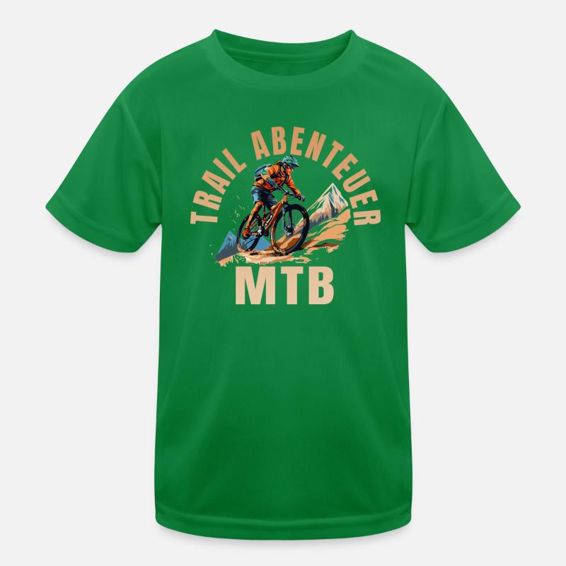 Trail Abenteuer Kinder Funktions-T-Shirt