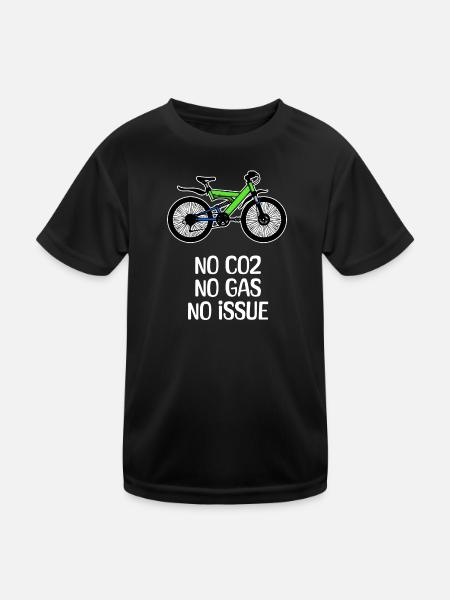 Energy Energy Storage Refueling Statement Bike - Kids Functional T-Shirt - black - Front