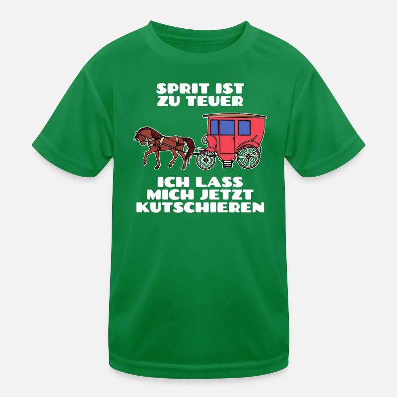 Gasoline Diesel Statement Refueling Energy Storage Kids Functional T-Shirt