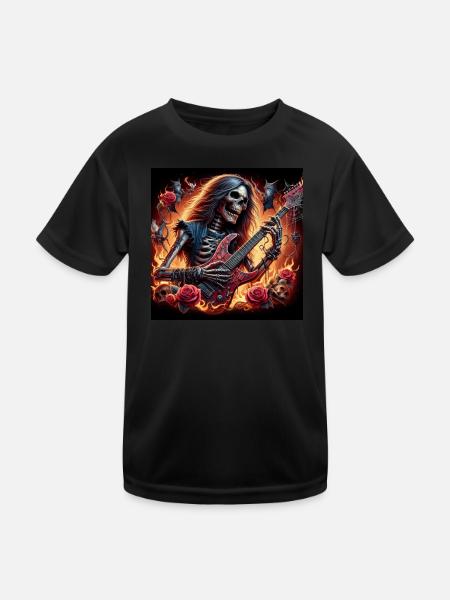 Metalhead After Death - Kids Functional T-Shirt - black