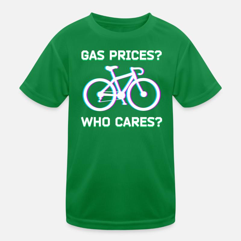 Bicycle Statement Stockage d’énergie Ravitaillement en essence T-shirt sport Enfant