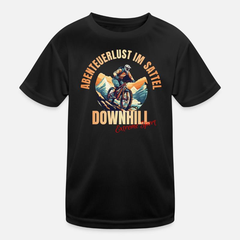 MTB: Abenteuerlust im Sattel Kinder Funktions-T-Shirt
