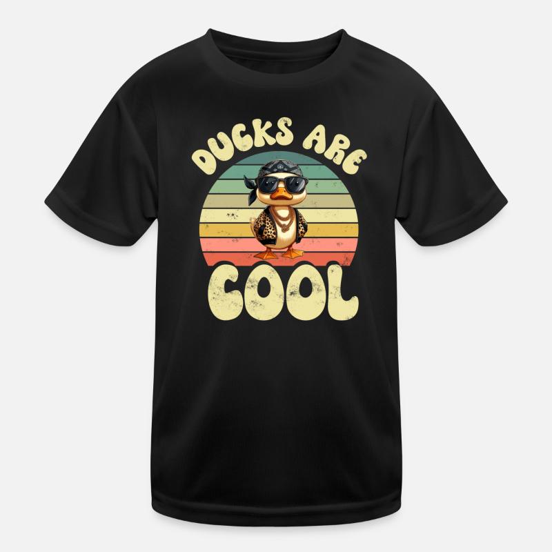 Duck Ducks Kids Functional T-Shirt