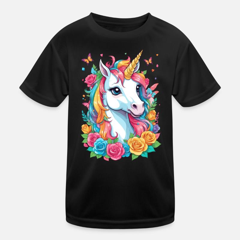 Licorne mignonne T-shirt sport Enfant