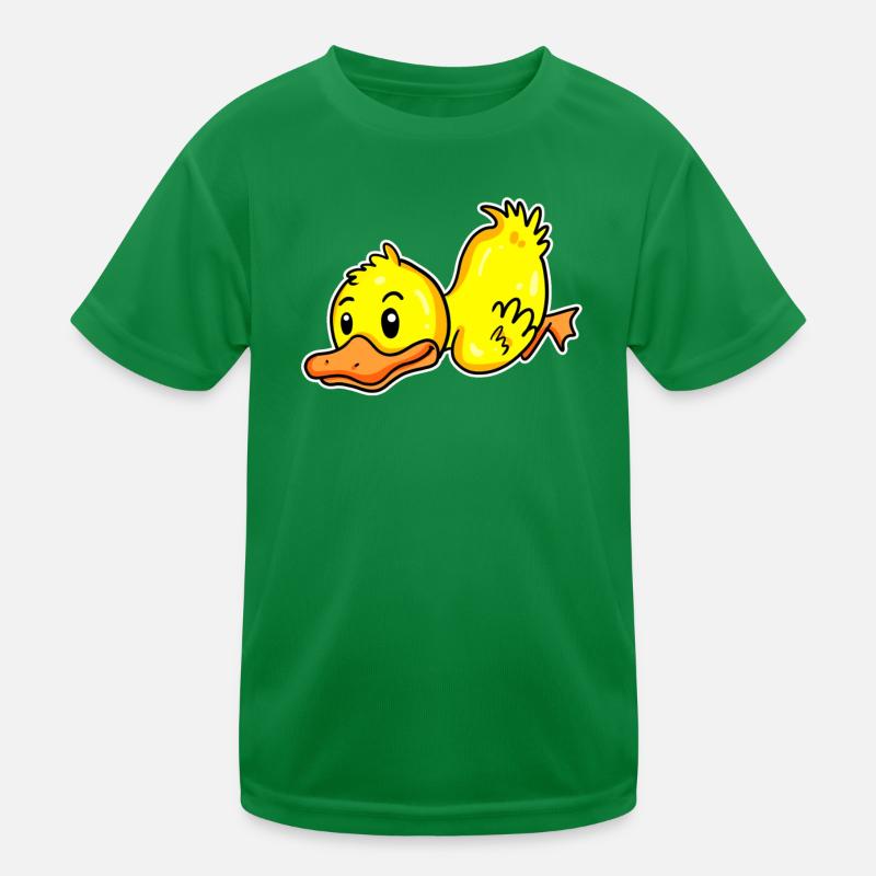 Ente Kinder Funktions-T-Shirt