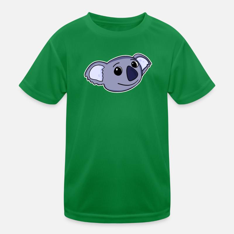 Koala Bär Kopf Kinder Funktions-T-Shirt
