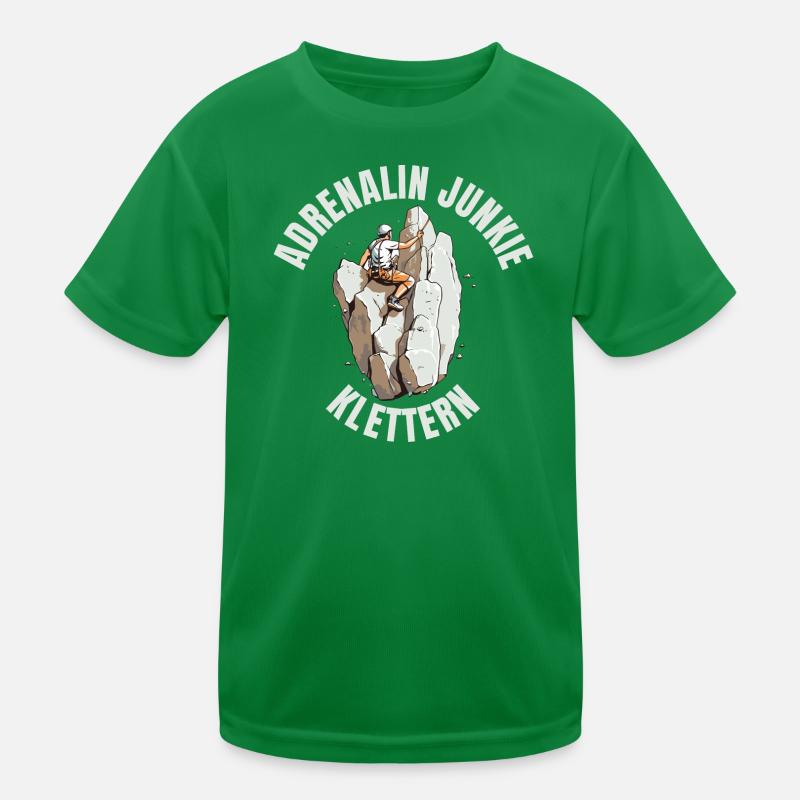 Adrenalin Junkie Kinder Funktions-T-Shirt