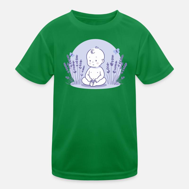 Bébé en lavande T-shirt sport Enfant