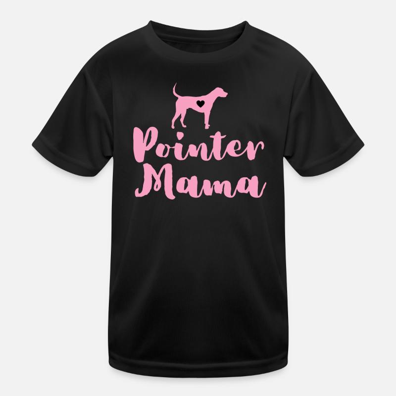 German Pointer Mom Pointer Mama Kids Functional T-Shirt