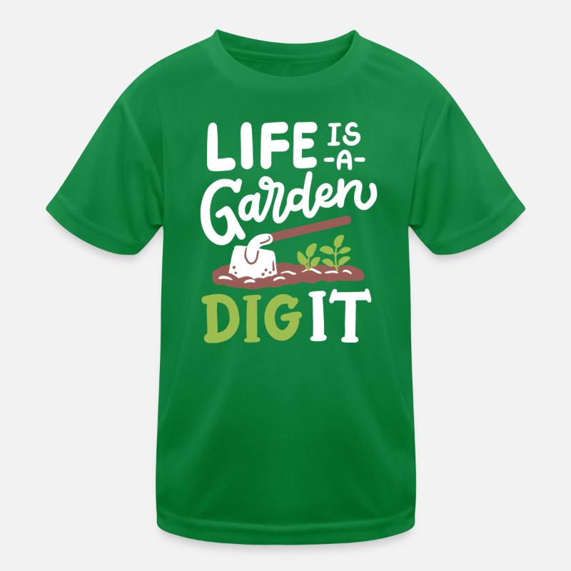 Garten Gartenarbeit Kinder Funktions-T-Shirt