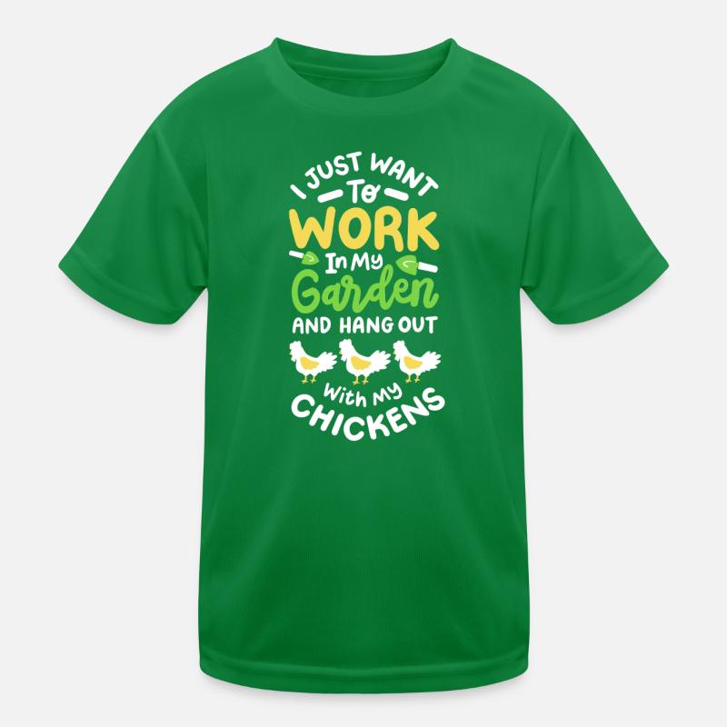 Garten Gartenarbeit Kinder Funktions-T-Shirt