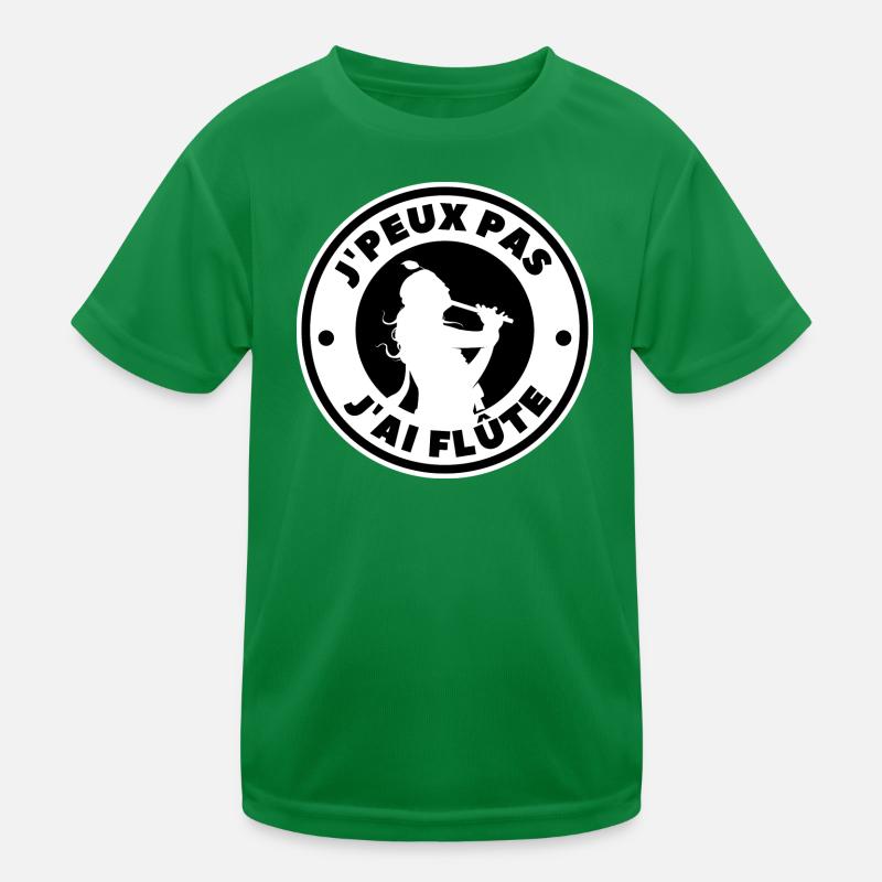 I can't I have flute Kids Functional T-Shirt