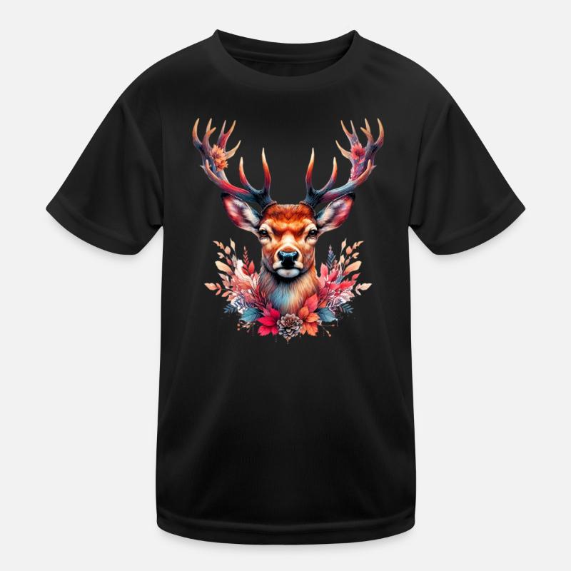 Deer Kids Functional T-Shirt