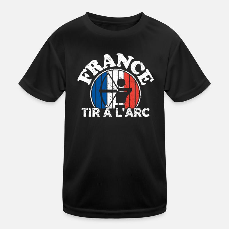 Tir à l'arc - Équipe de tir à l'arc de France. T-shirt sport Enfant
