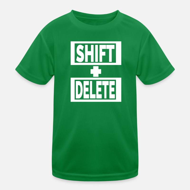 SHIFT+DELETE keyboard lifestyle Kids Functional T-Shirt