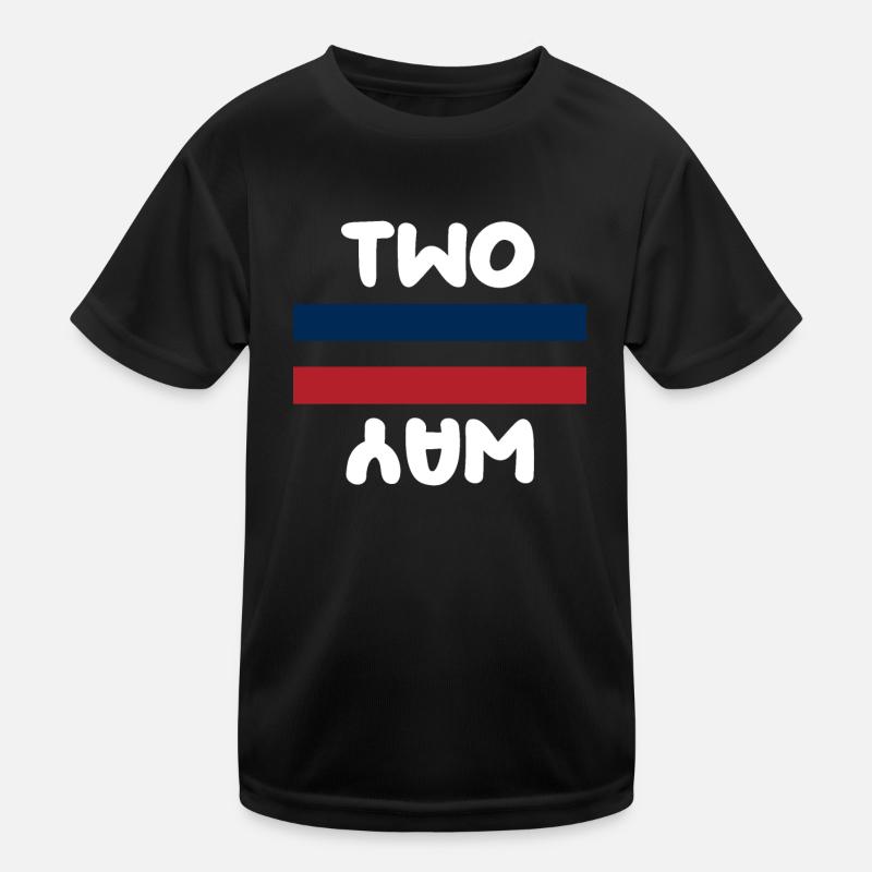 Two-Way - Kids Functional T-Shirt - black