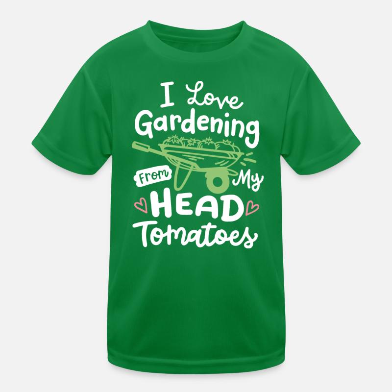 Gartenarbeit Gärtner Kinder Funktions-T-Shirt
