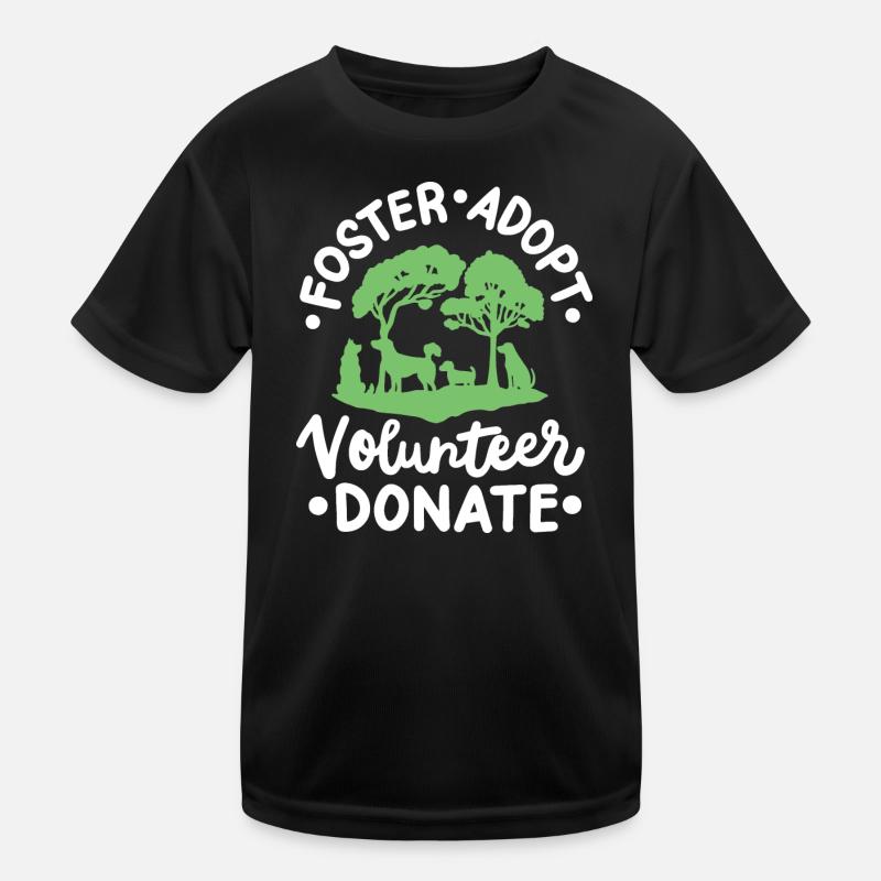 Hunderettung Tierheim Kinder Funktions-T-Shirt